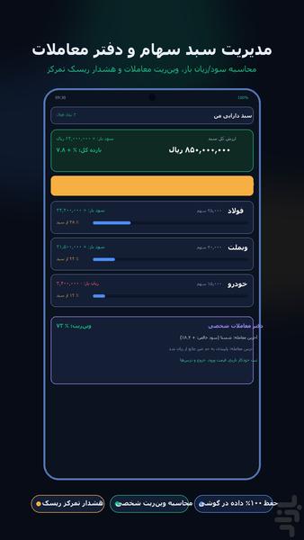 دستیار بورس - عکس برنامه موبایلی اندروید