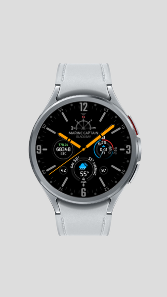 Marine Captain Watch Face - Image screenshot of android app
