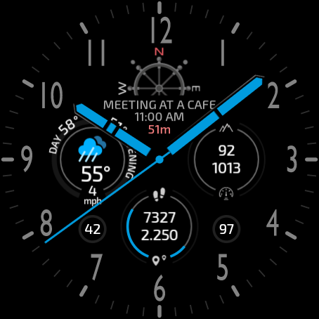 Marine Captain Watch Face - Image screenshot of android app