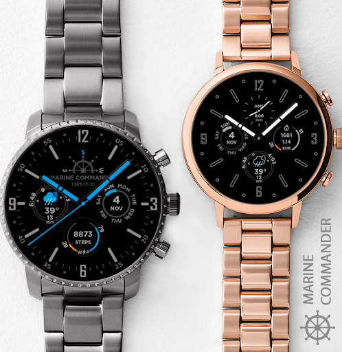 Marine Commander watch face - Image screenshot of android app