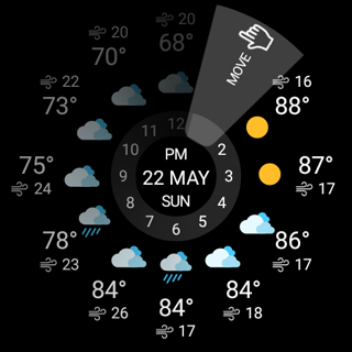 Main Time watch face - Image screenshot of android app