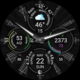Main Time watch face - Image screenshot of android app