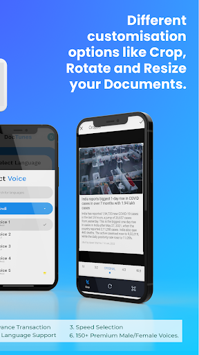 DocTunes- PDF & Text to Speech - عکس برنامه موبایلی اندروید