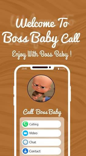 Call From Boss baby  - Fake Video Call Boss baby - Image screenshot of android app