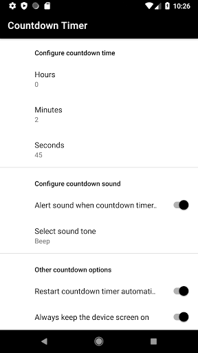 Countdown Timer - عکس برنامه موبایلی اندروید
