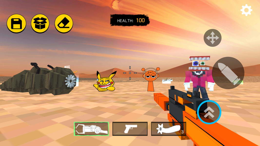 Bot In Sandbox: Pixel - عکس بازی موبایلی اندروید