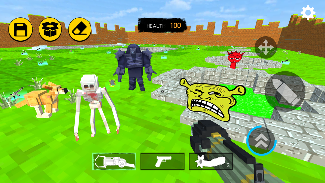 Bot In Sandbox: Pixel - عکس بازی موبایلی اندروید