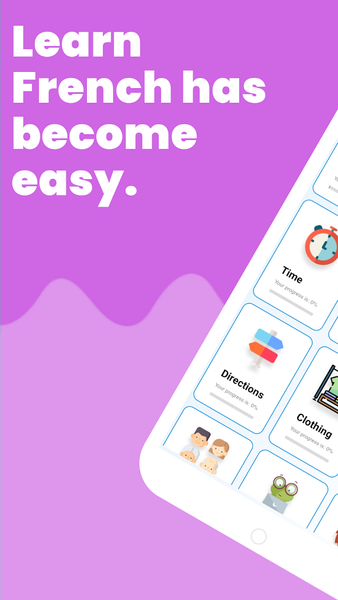 Learn French: beginners, basic - Image screenshot of android app