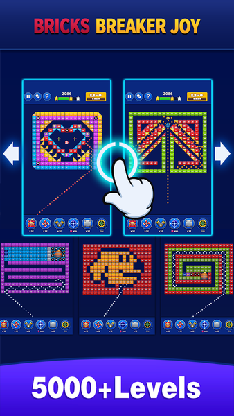 Bricks Breaker Joy - Gameplay image of android game