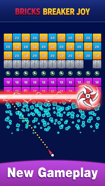 Bricks Breaker Joy - Gameplay image of android game