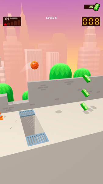 Bounce Dunk - basketball game - عکس بازی موبایلی اندروید