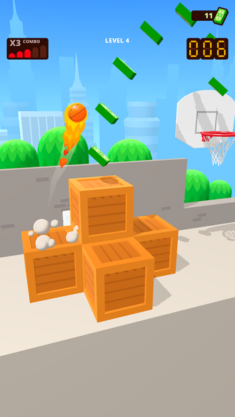 Bounce Dunk - basketball game - عکس بازی موبایلی اندروید