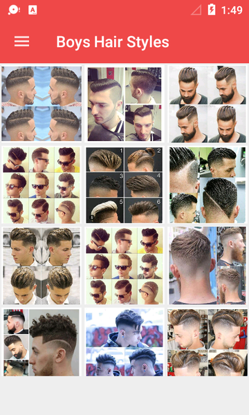 Latest Boys Hairstyle - Image screenshot of android app