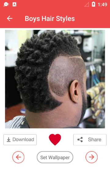 Latest Boys Hairstyle - Image screenshot of android app
