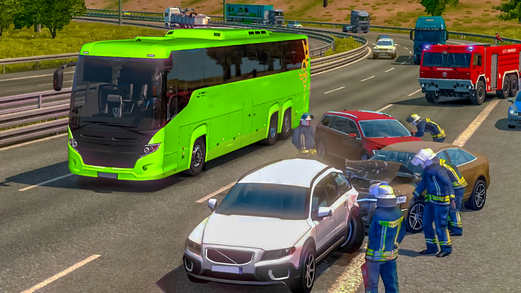 Bus Simulator 2023 :Death Road - Gameplay image of android game