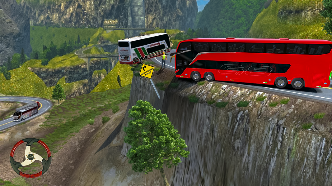 Bus Simulator 2023 :Death Road - Gameplay image of android game