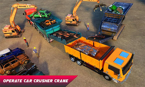 Car Crusher Crane Driver Dumper Truck Driving Game - عکس برنامه موبایلی اندروید