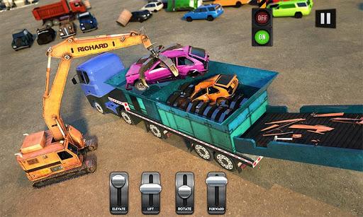 Car Crusher Crane Driver Dumper Truck Driving Game - Image screenshot of android app