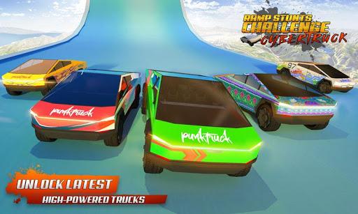 Ev Truck Stunt Race Car Games - عکس بازی موبایلی اندروید