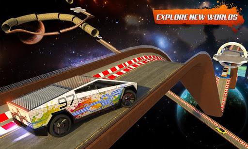 Ev Truck Stunt Race Car Games - عکس بازی موبایلی اندروید