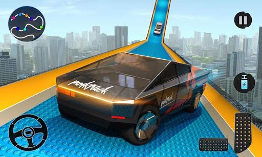 Ev Truck Stunt Race Car Games - عکس بازی موبایلی اندروید