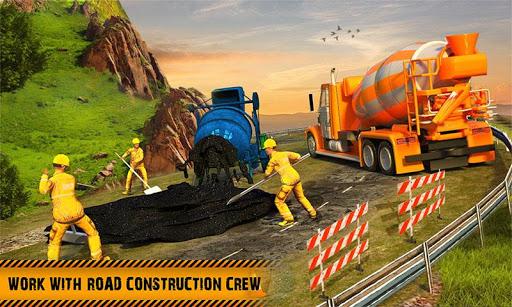 Build Road Construction Games - Gameplay image of android game