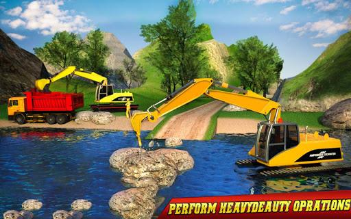 Excavator City Construction ۳d - عکس بازی موبایلی اندروید