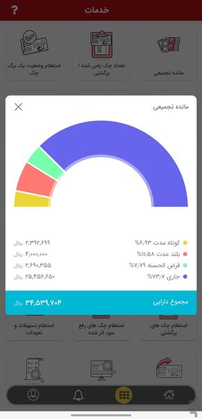 مباشر ملت - عکس برنامه موبایلی اندروید