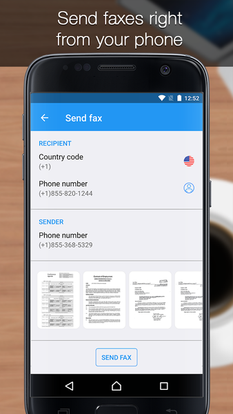 Fax App: Send Faxеs From Phone - Image screenshot of android app