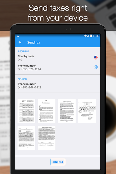 FaxFree: Send Faxes from Phone - عکس برنامه موبایلی اندروید