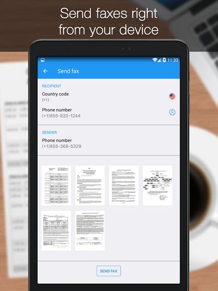 FaxFree: Send Faxes from Phone - عکس برنامه موبایلی اندروید