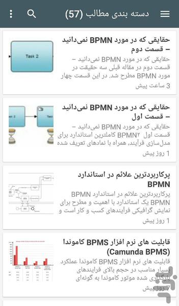 آموزش مدیریت فرایند کسب و کار (BPM) - عکس برنامه موبایلی اندروید