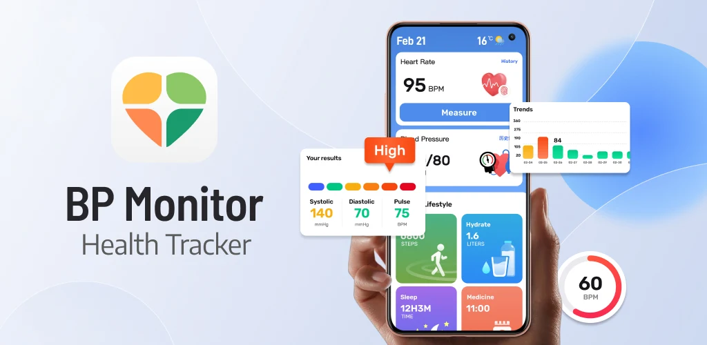 BP Monitor - Health Tracker - عکس برنامه موبایلی اندروید