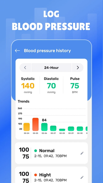 BP Monitor - Health Tracker - عکس برنامه موبایلی اندروید