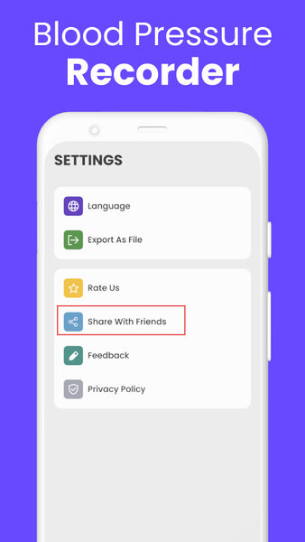 Blood Pressure: Health Tracker - عکس برنامه موبایلی اندروید
