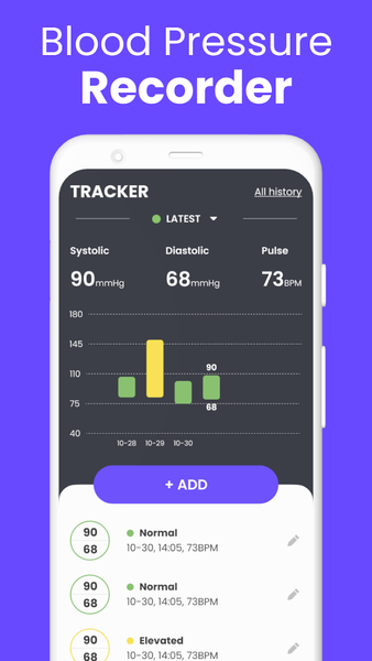 Blood Pressure: Health Tracker - Image screenshot of android app