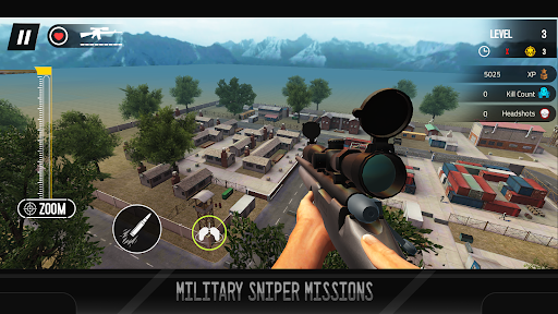 Black Commando 3D War Sniper - Gameplay image of android game