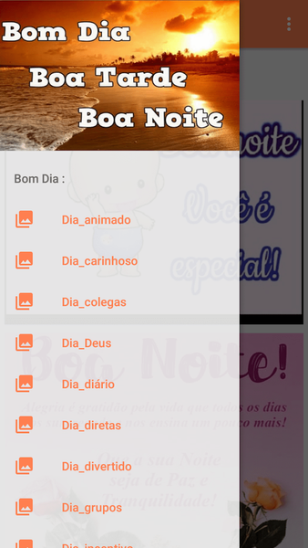 Good morning, afternoon, night - Image screenshot of android app