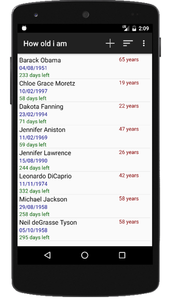 Age Calculator / how old am i - Image screenshot of android app