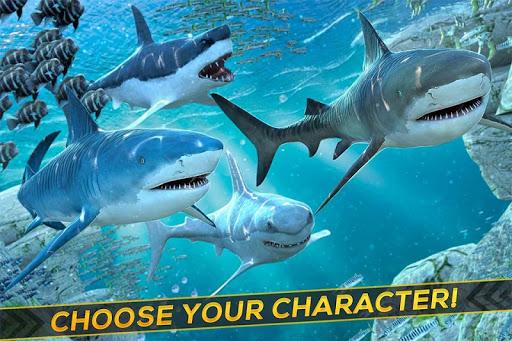Shark & Crocodile Fight: Run - Gameplay image of android game