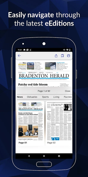 Bradenton Herald Newspaper - Image screenshot of android app