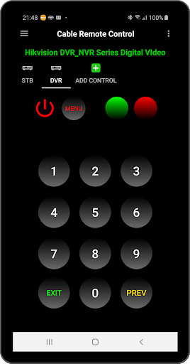 Cable Remote Control Universal - عکس برنامه موبایلی اندروید