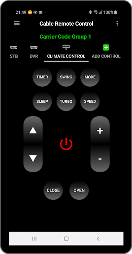 Cable Remote Control Universal - عکس برنامه موبایلی اندروید