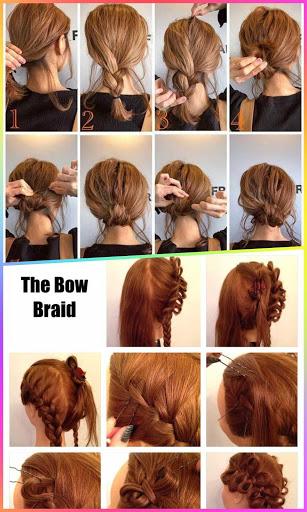 Braid Hairstyle Step by Steps - عکس برنامه موبایلی اندروید