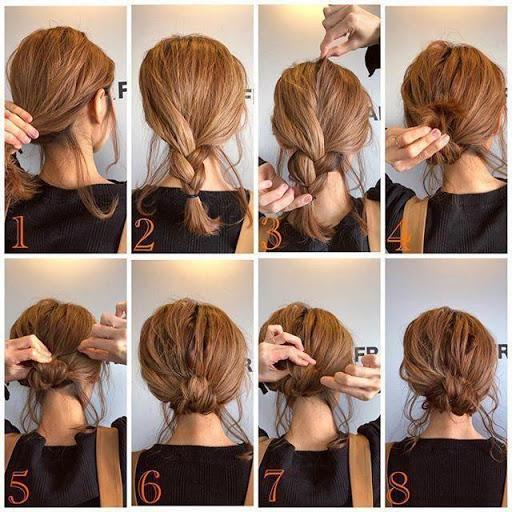 Braid Hairstyle Step by Steps - عکس برنامه موبایلی اندروید