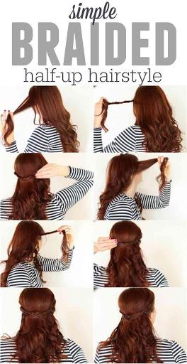 Braid Hairstyle Step by Steps - Image screenshot of android app