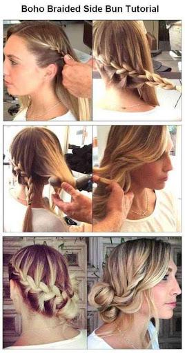 Braid Hairstyle Step by Steps - عکس برنامه موبایلی اندروید