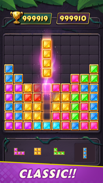 Jewel Block Puzzle: Gem Crush - Gameplay image of android game