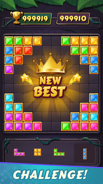 Jewel Block Puzzle: Gem Crush - Gameplay image of android game