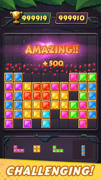 Jewel Block Puzzle: Gem Crush - Gameplay image of android game